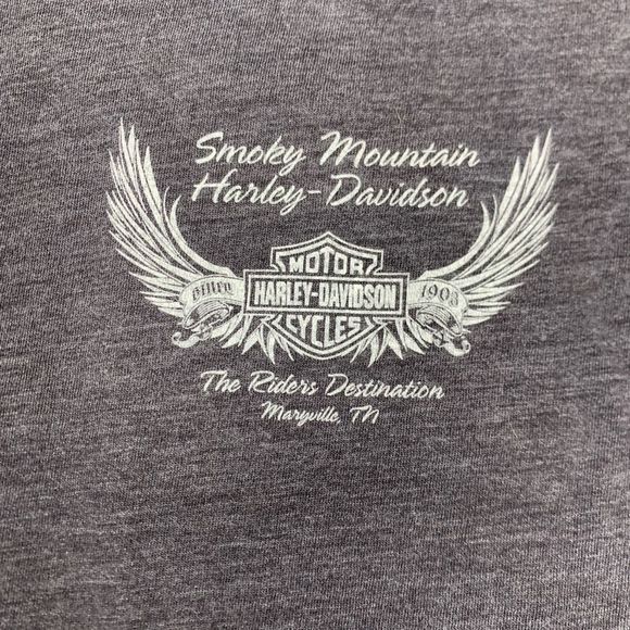 Harley Davidson Women’s Small S SM Short Sleeve T Shirt Smokey Mountain - Picture 6 of 8